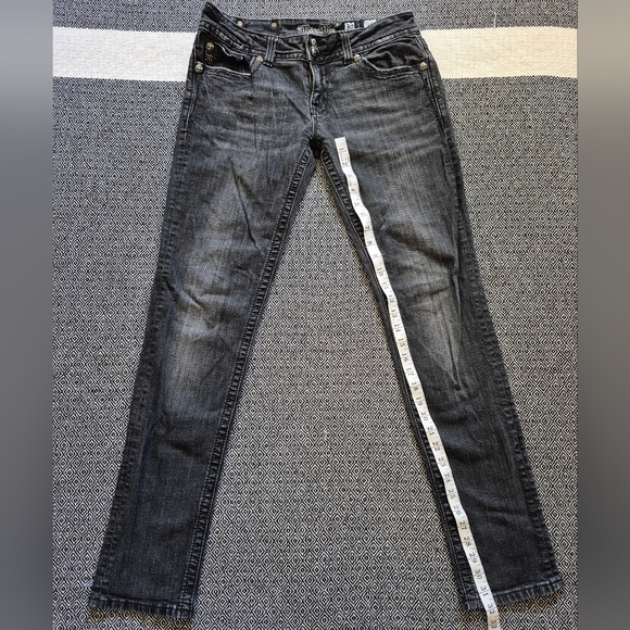 Miss Me Black Skinny Jeans Size 30 - Picture 2 of 10